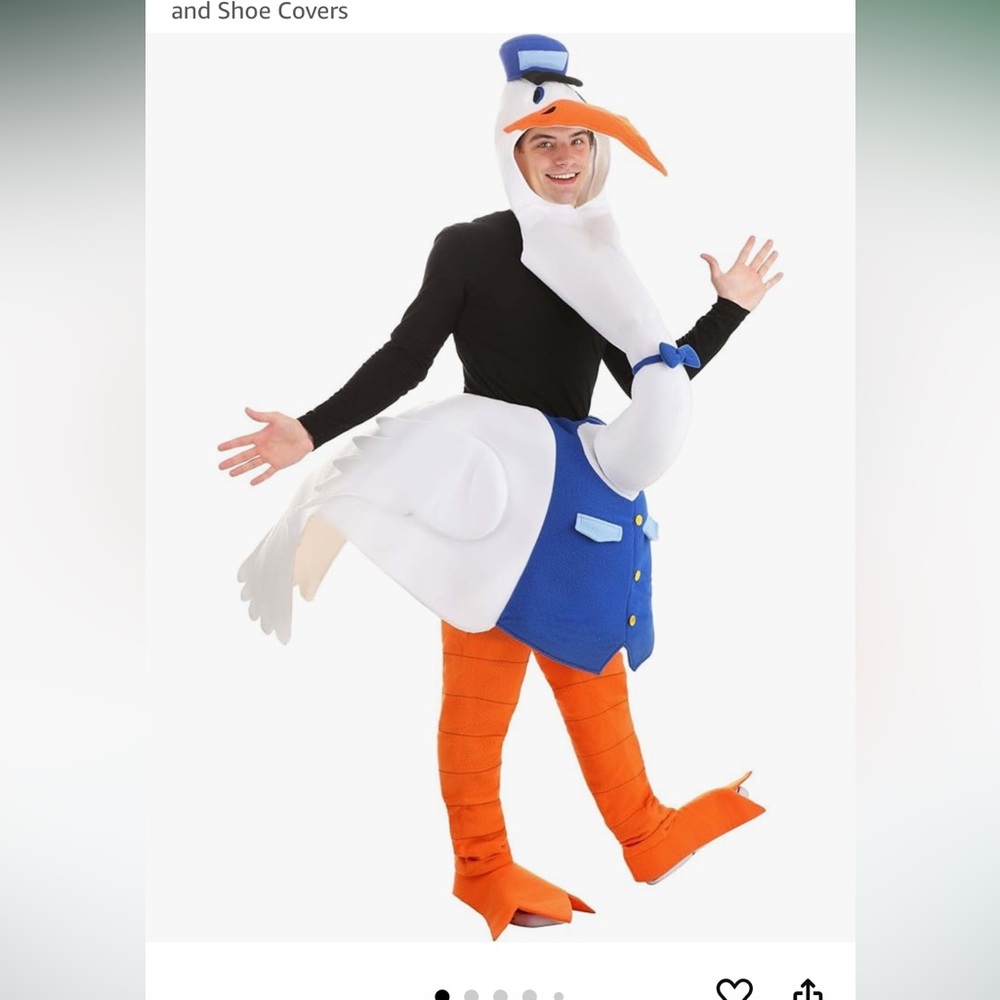 Men’s XL Stork Costume